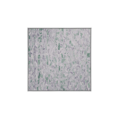 Tapis gris soyeux et moelleux