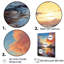 Au-delà du coucher de soleil sur une impression sur toile-97071777-97071778