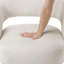 Chaise d'appoint en velours côtelé beige avec pivot - style luxueux moderne, structure, options de sièges à l'intérieur, fabrication en bois massif, confort-1667596390