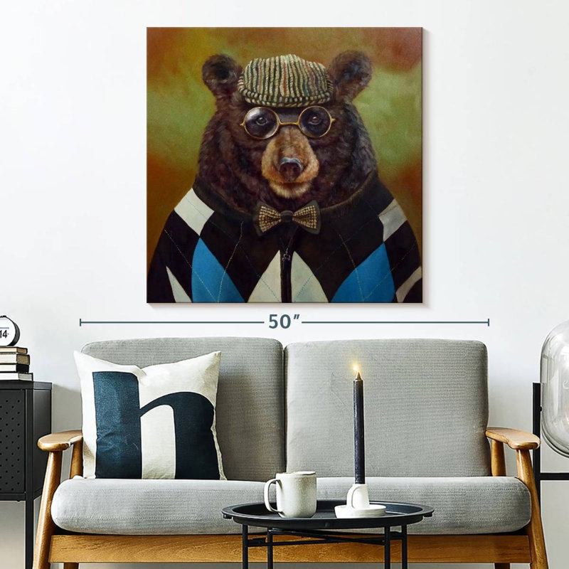 Pull Crowle Papa Bear, H 33 po x l 33 po