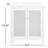 Boyd 30.5 " W Freestanding Standard Free Standing Single Double Single Vanity Bathroom Vanity With Marble Top