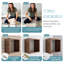 Ensemble de 4 tablettes murales cubiques flottantes pour la découverte de l'espace, noyer foncé-65563799
