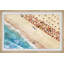 Beach Blanket Rows 1 Piece Single Picture Frame Painting-37905809