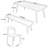 Marijana 4 - Person Pine Solid Wood Solid Wood Top Four Leg Dining Set-1675892272