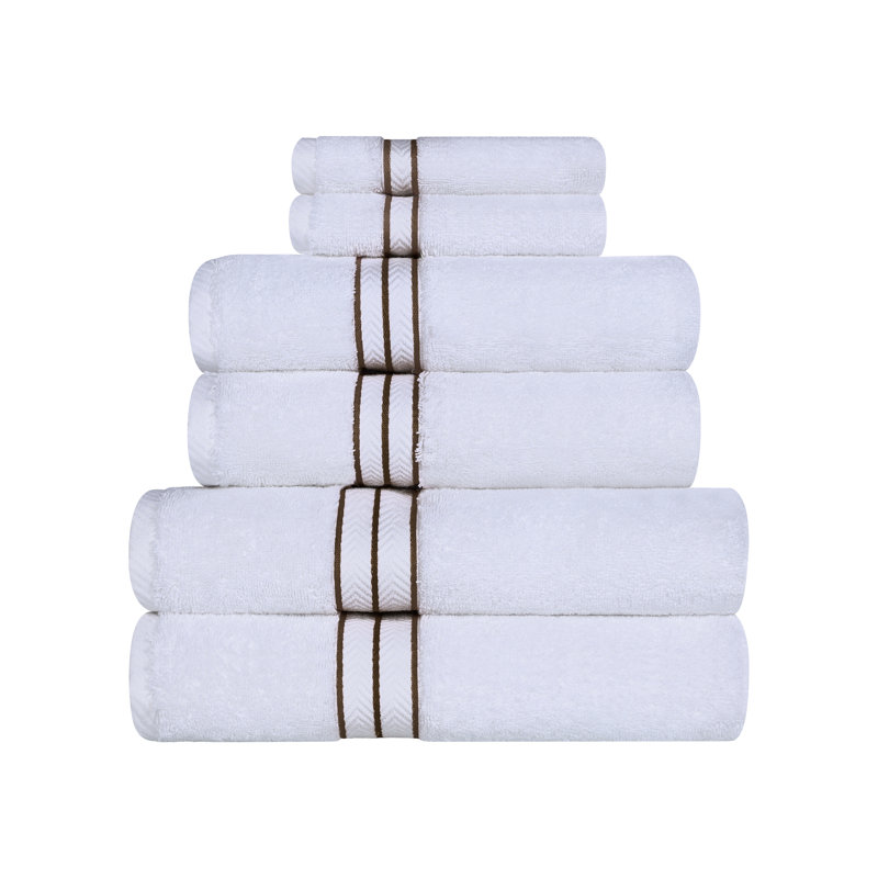 Ensemble de serviettes de toilette Josann, Café au lait