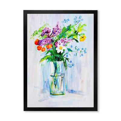 Bouquet de fleurs d'été - peinture