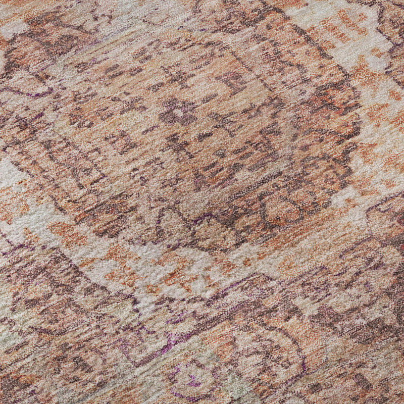 Tapis à bordure lavable à la machine de qualité supérieure AMF1740, Rectangle 2 pi 6 po x 3 pi 10 po