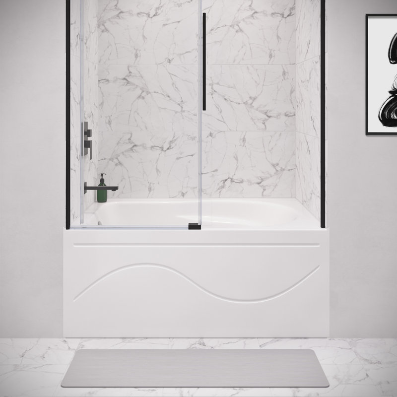 Ivy Alcove Bathtub with Apron, Left, 54" x 30"