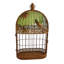 Rusty Garden Wall Mirror Bird Cage-871332858