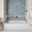 Streamline 66 in. x 32 in. Acrylic Right-Hand Drain Alcove Bathtub in Glossy White With External Drain-101699248
