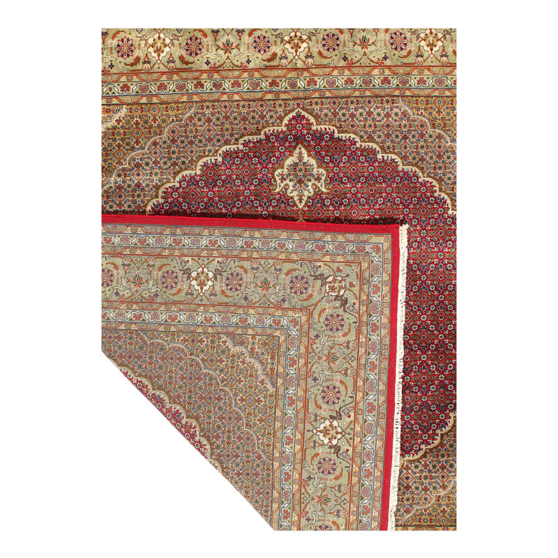 Scarlytt Oriental Area Rug in Red