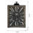 16" x 26" Rectangular Wall Clock