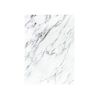 Flourish Tempered Glass Cutting Board, 7.9 x 11.8 inches | 100% Antibacterial, Easy-Clean Surface, Non-Slip Silicone Feet | Perfect for Food Prep & Serving, Durable & Stylish Kitchen Essential, Not Dishwasher Safe
