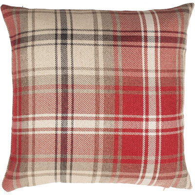 Plaid Wool Blend Outdoor Pillow Cover