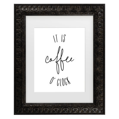 Bolog Rosana Laiz Blursbyai It Is Coffee Oclock Matted Framed Art