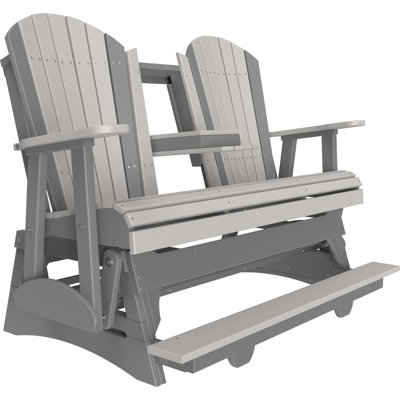 Banc d'extérieur coulissant en polywood