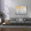 «Golden Birches» par Danhui Nai, art mural sur toile-1321247959