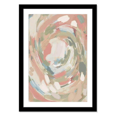 Curtis "Abstract Energy Spring Colors" Print