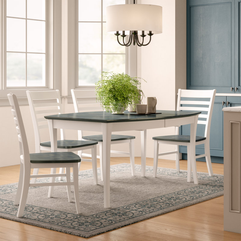 Cargin Havener 7 Piece Extendable Solid Wood Dining Set, 5 Pieces