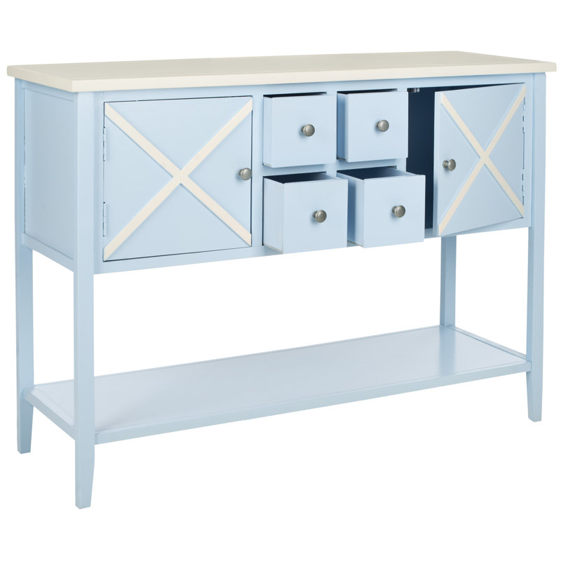 45.8'' Sideboard, Light Blue / White