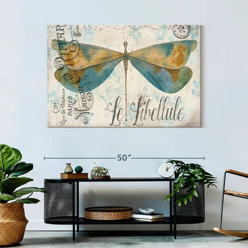 Brampt Lovely Dragonfly, 32" H x 48" W