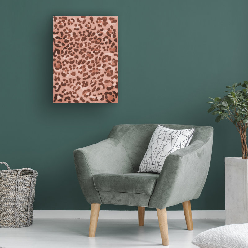 Art sur toile léopard, bolologia, H 35 po x l 47 po
