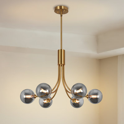 Îlot de cuisine 6 lumières Spoutnik