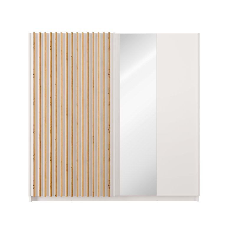 Laminate Wardrobe, White/Natural