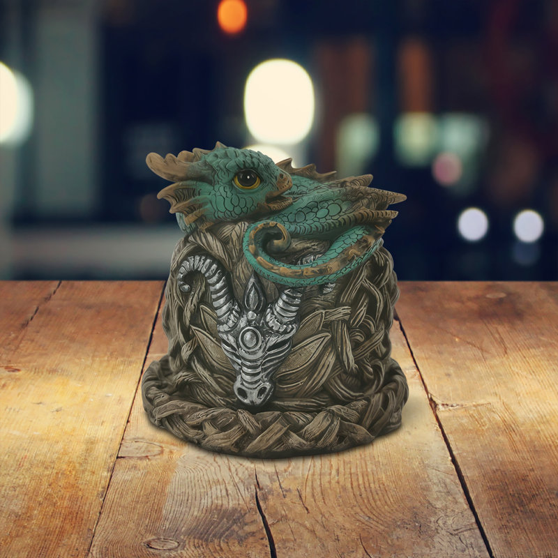 4.5"H Green Dragon Cone Burner