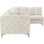 Canapé modulaire réversible en velours 108 po-82749474