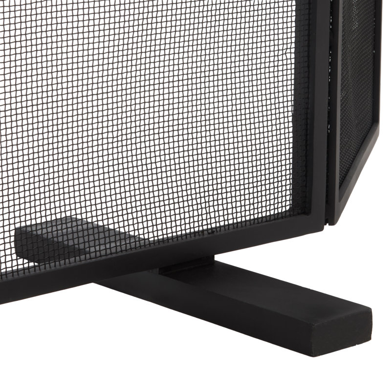 Pare-étincelles pliable Trista, Black