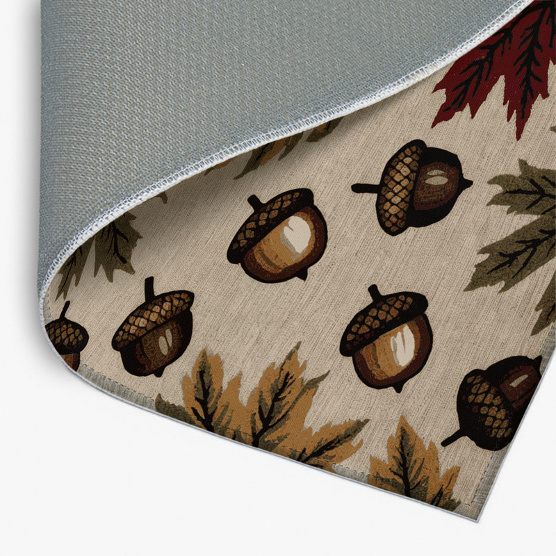 Tapis intérieur et extérieur gris Nature, Rectangulaire 2 pi x 3 pi