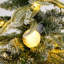 Arbre de Noël enneigé en épinette pré-éclairé, arbre de Noël articulé artificiel avec lumières DEL, décoration de bureau pour les Fêtes-70951474