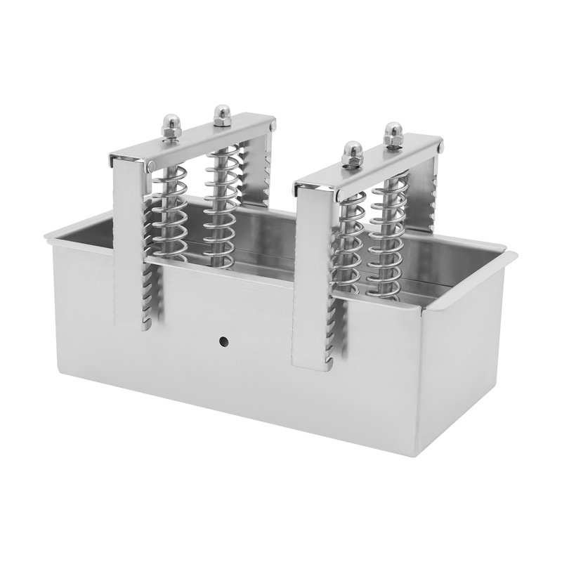 Outil manuel de pressage de viande de charcuterie Capacité de 6,6 lb en acier inoxydable Outil de pressage de tofu pour viande de bœuf avec bacon filtrant