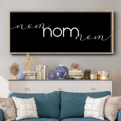 Nom Nom Nom - toile encadrée