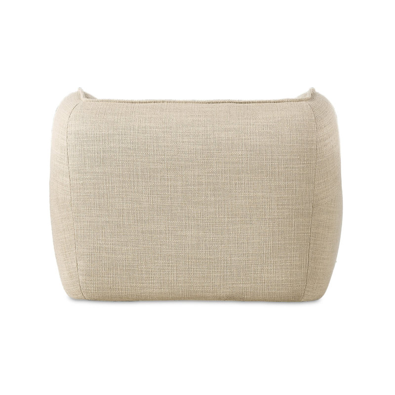 Garland Swivel Club Chair, Sand Performance Basketweave