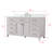 Ajhane 60" Single Bathroom Vanity Set-635212050