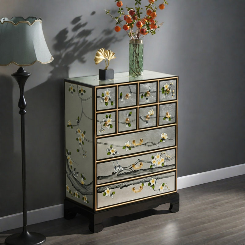 Simple Classical Painted Wooden Accent Chest