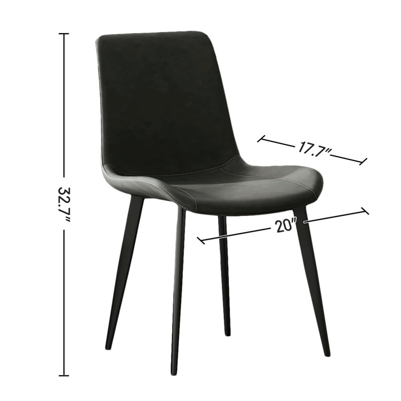 Chaises de salle à manger, chaises de cuisine modernes, chaises de salle à manger, chaises rembourrées, Gris, 2