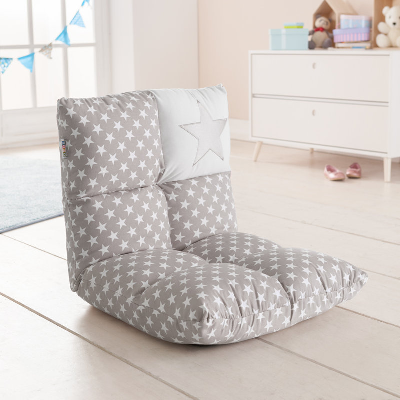 Sir Children's Foam Chair, Grey/White
