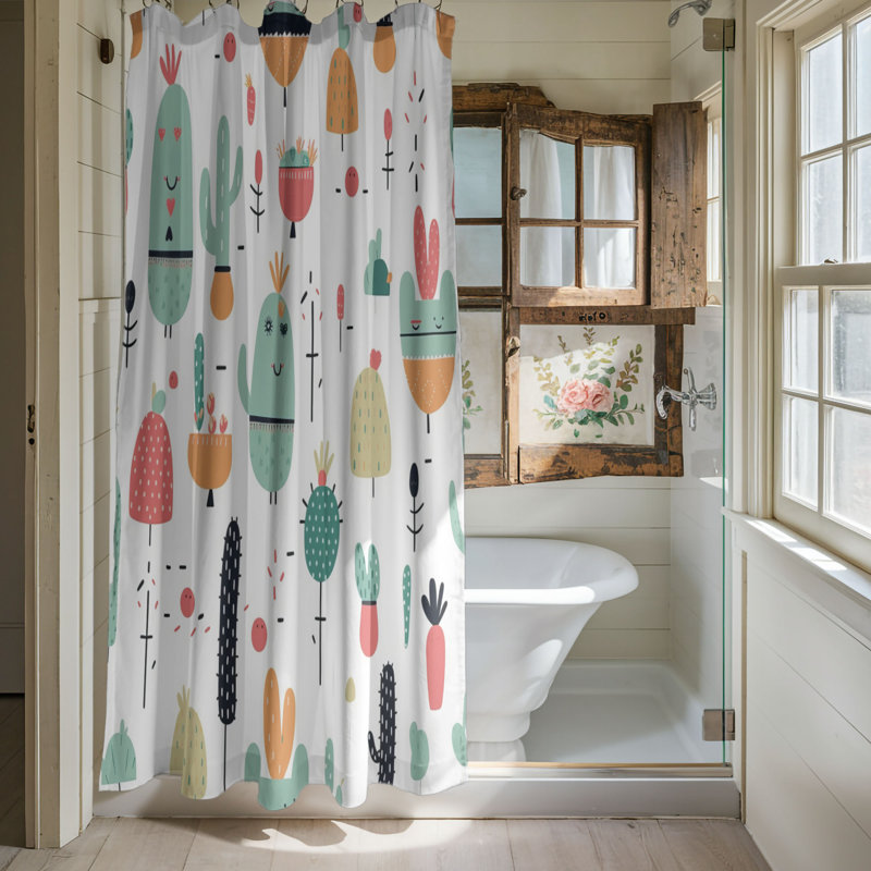 Colourful Dreams - Premium Shower Curtain, 74"H x 71"W