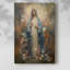 Religieux - CXV - Toile tendue avec châssis de qualité supérieure - prête à être accrochée-318095259