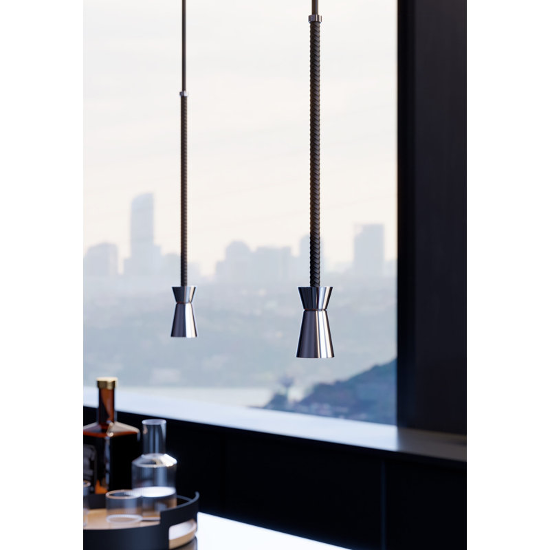 G+T Suspension Lamp, Polished Nickel