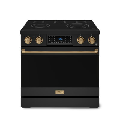 Gordon Ramsay by THOR Kitchen 36 Inch Professional Electric Range with Tilt Panel Touch Control 