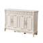 Banc de rangement blanc en bois manufacturé