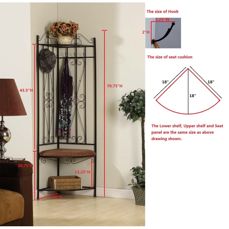 Ruby Space Triangles Closet Storage Hanger Holder (18-Count