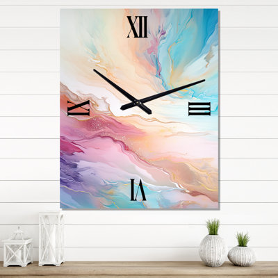 Guia - Horloge murale arc-en-ciel