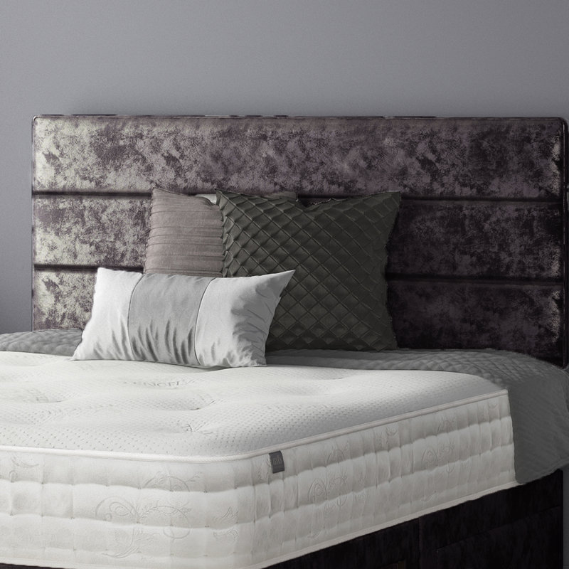 Notus Upholstered Bed, Double (4'6), Amethyst, No Drawers