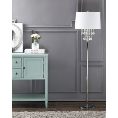 Lampe sur pied 61 po Largent