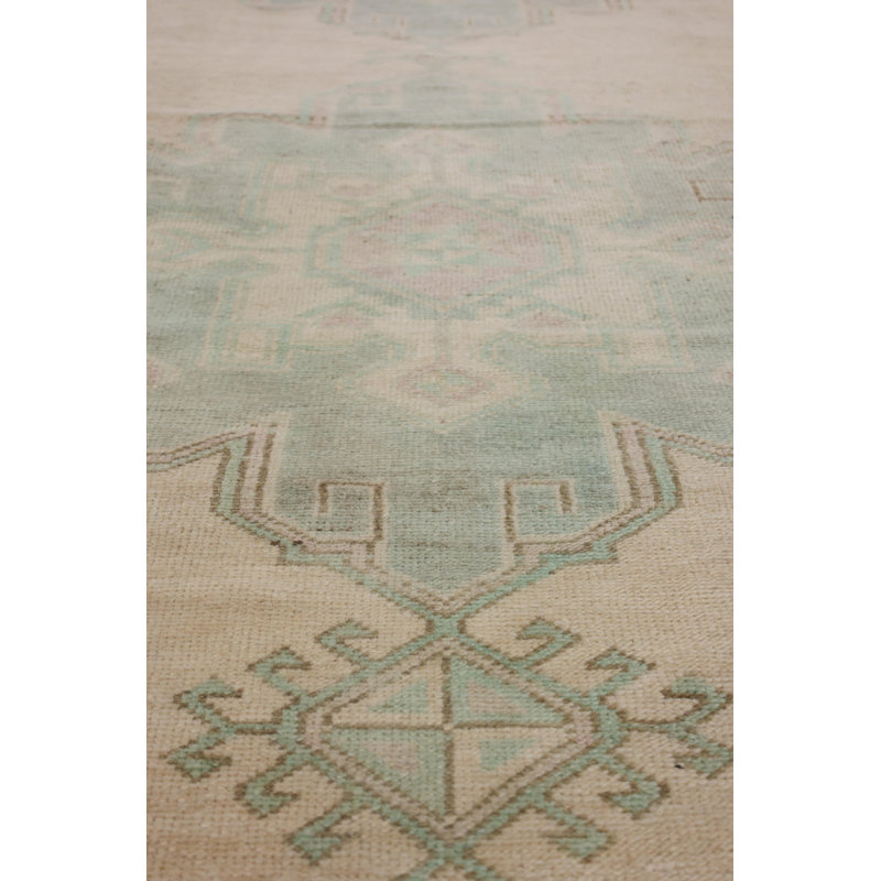 Vintage Turkish Konya Wool On Wool 2Ft8inx10ft10in Mauve